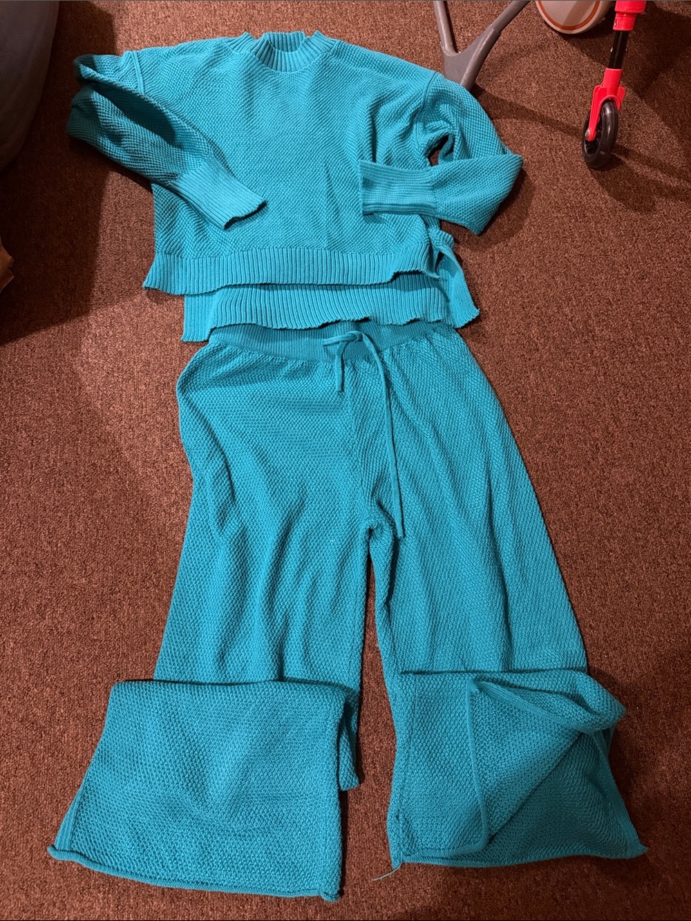 Women’s Cozy Knit outfit Set in Teal